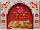 Chili Paneer Samosas (6 pieces) (12oz)