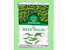 Green Chillies Hot (12oz)