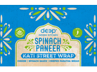 Spinach Paneer Kati Street Wrap