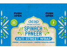 Spinach Paneer Kati Street Wrap