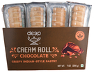 Cream Rolls-Chocolate 4 Piece (7oz)