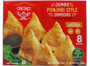 Jumbo Punjabi Style Samosa (8 pieces) (22.8oz)