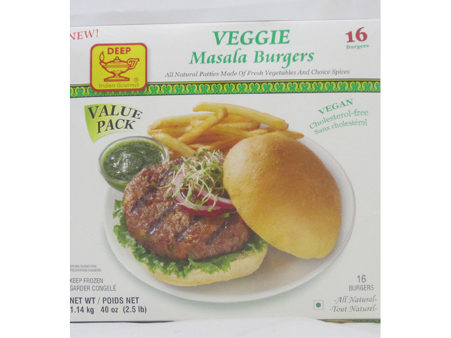 Veggie Masala Burgers 16 pcs (FP)