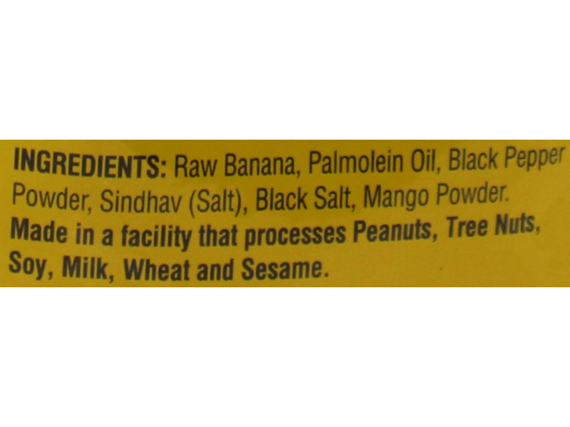 Black Pepper Long Banana Chips 7 Oz