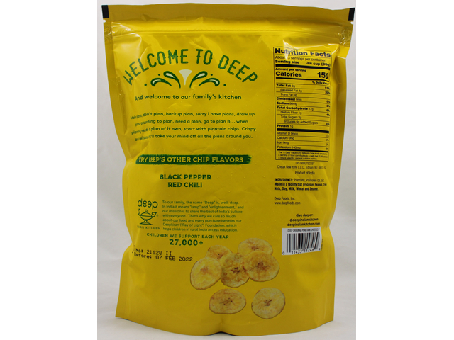 Plantain Chips 12Oz