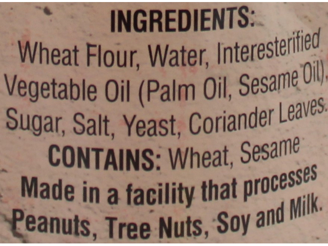 Coriander Kulcha (4 pieces) (7oz)