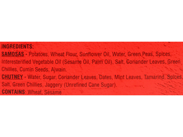 Jumbo Punjabi Style Samosa (8 pieces) (22.8oz)