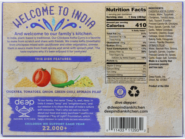 Chickpea Kofta Curry