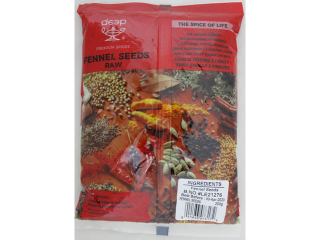 Fennel Seeds Raw 7 oz