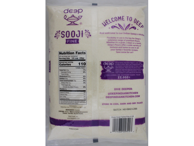 Sooji Farina (Fine) 4 lbs