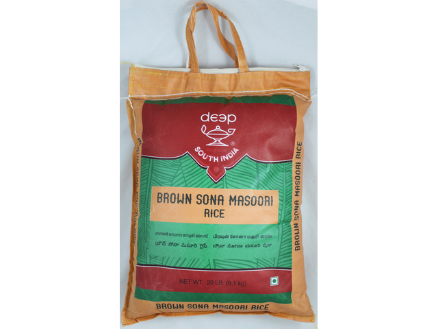 Brown Sona Masoori 20Lb