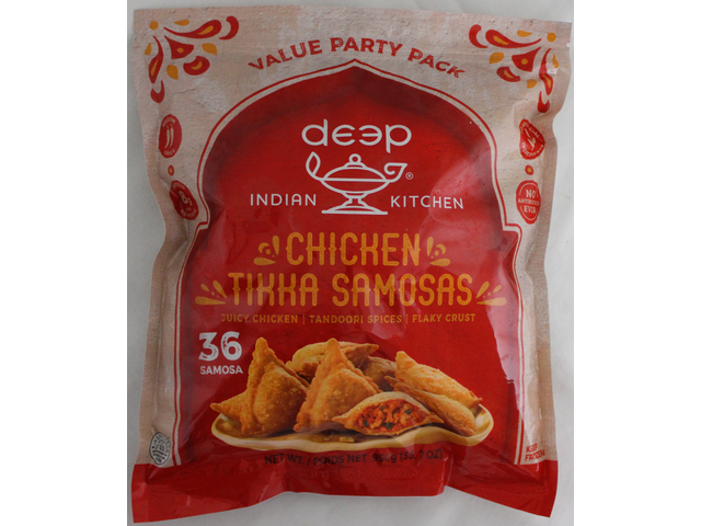 Chicken Tikka Samosas (36 pieces) (2lb)