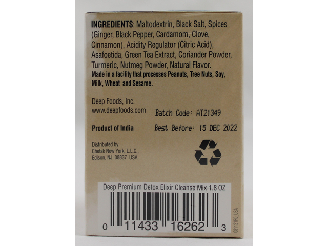 Detox Elixir Mix (10 packets) (1.8oz)