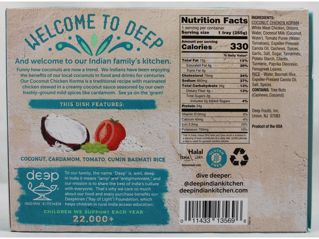 Coconut Chicken Korma