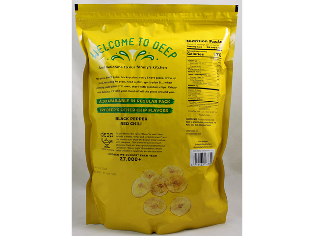 Round Plantain Chips-Original 28Oz
