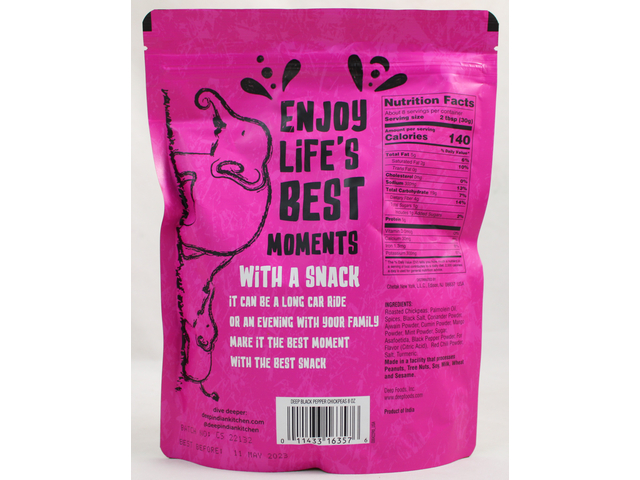 MP Black Pepper Chickpeas 8Oz