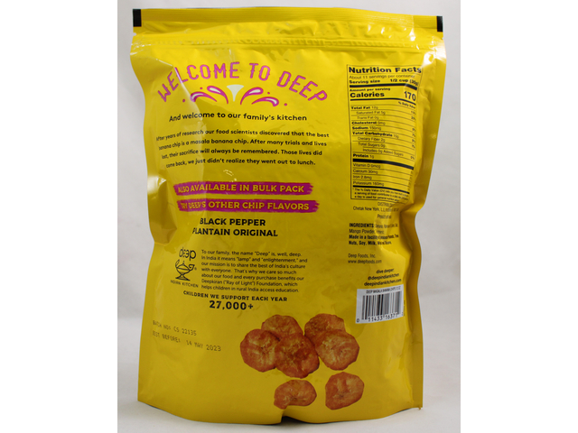 Round Banana Chips-Masala 12Oz