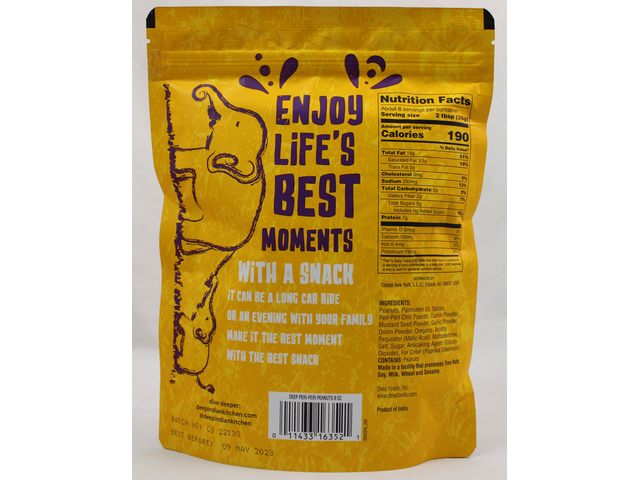 MN Peri Peri Peanuts 8Oz