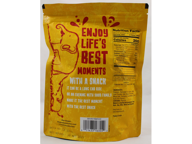 MN Spicy Peanuts 8Oz