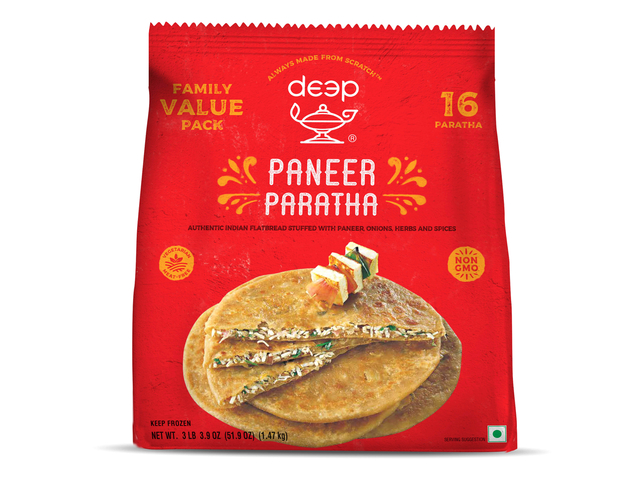 Paneer Paratha Family Pack (16 pieces) (51.9oz)