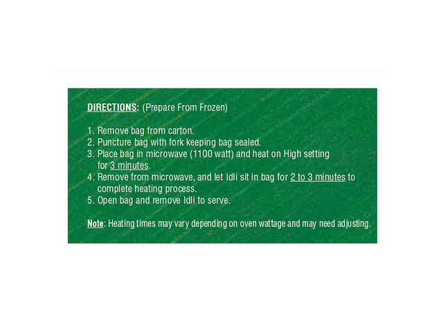 Idli (6 pieces) (9oz)