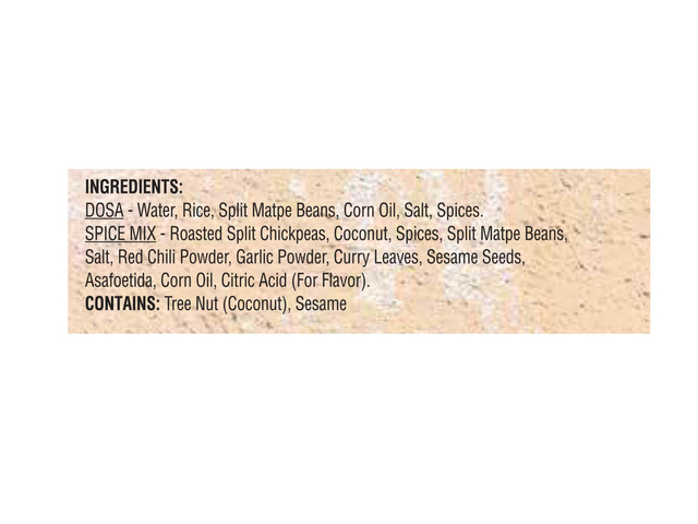 8PlainDosaWithPodiSpicedPWD 14.1Oz