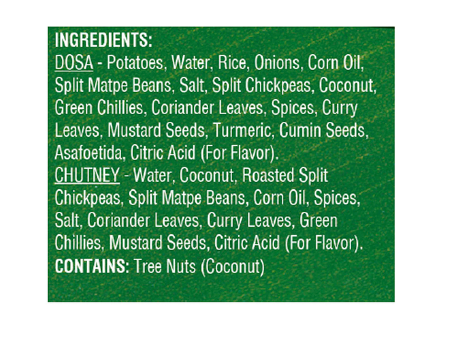 Masala Dosa 4p-14oz
