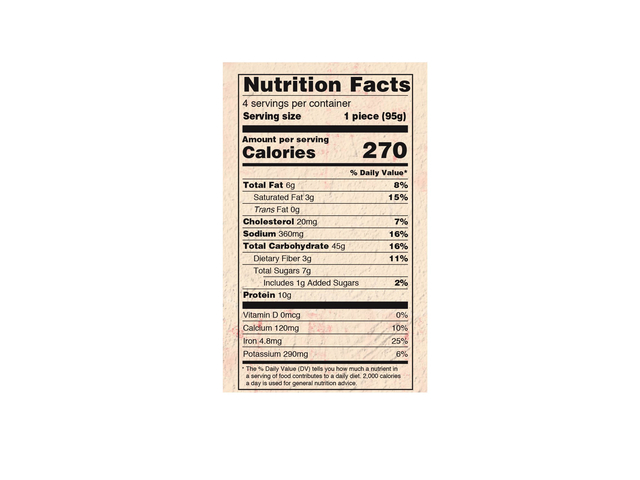 Roghni Naan (4 pieces) (13.4oz)