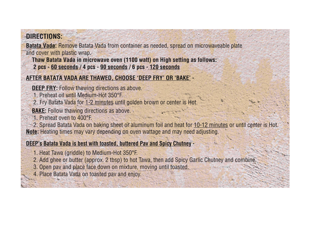 BatataVada with GarlicChutney21.2Oz