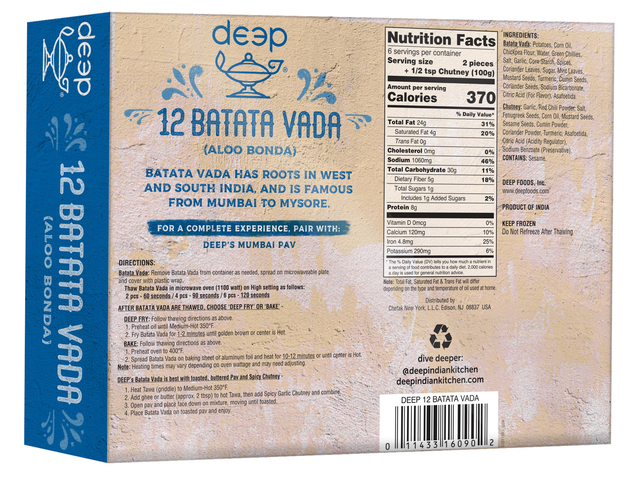 BatataVada with GarlicChutney21.2Oz