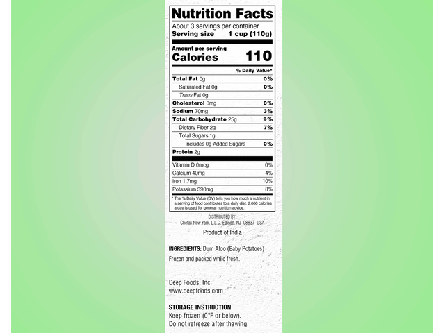 Dum Aloo (Cooked) (12oz)