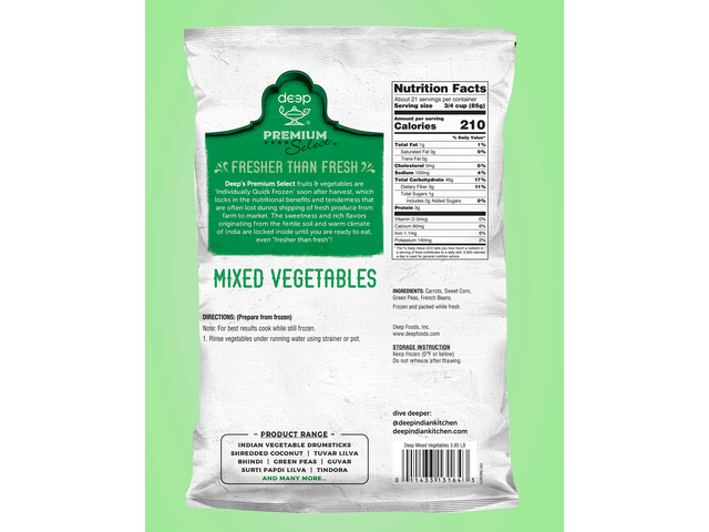 Mixed Vegetables (3.85lb)