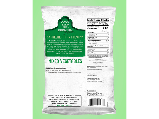 Mixed Vegetables (2lb)