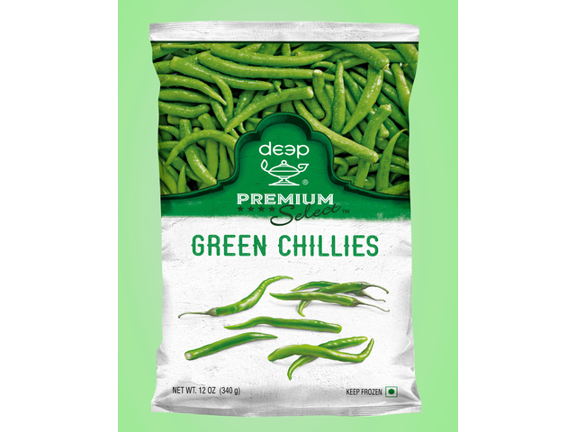 Green Chillies (12oz)