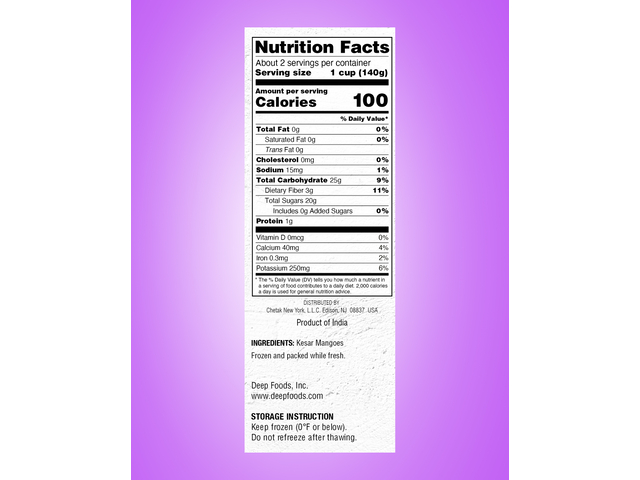 Kesar Mango Slices (12oz)