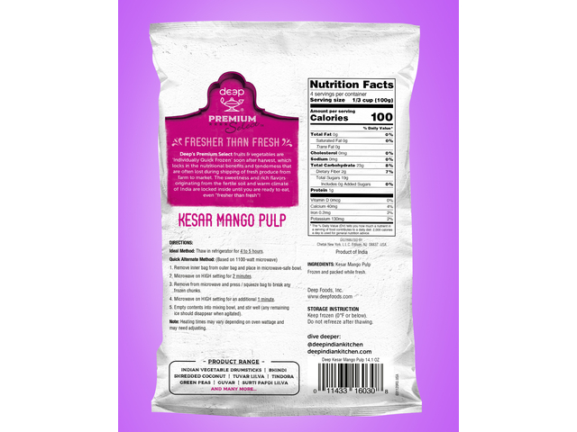 Kesar Mango Pulp (14.1oz)