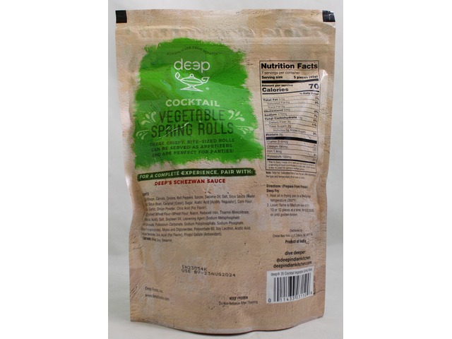 Cocktail Vegetable Spring Rolls