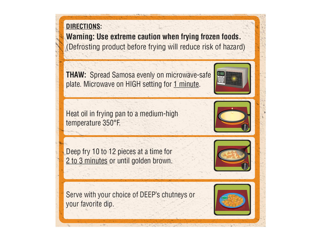 Cocktail Samosas-Channa (50 pieces) (15oz)