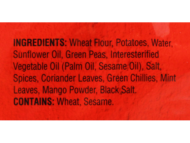 Punjabi Cocktail Samosas (30 pieces) (24.3oz)