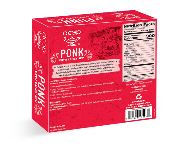 Ponk with Tangy Sev (6oz)