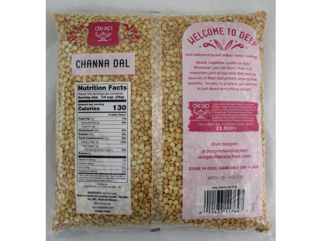 Deep Chana Dal 8lb