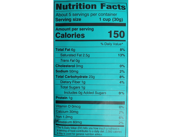 Cassava Chips Sea Salt 5Oz