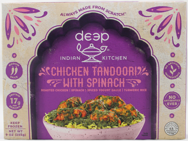 Chicken Tandoori with Spinach