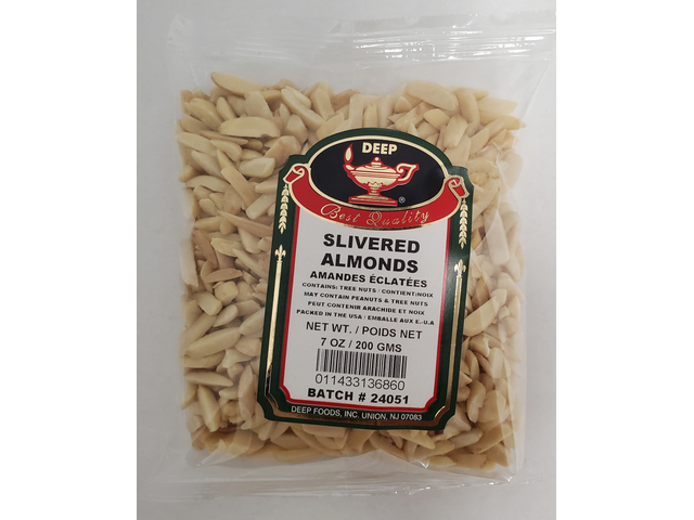 Slivered Blanched Almonds 7 oz