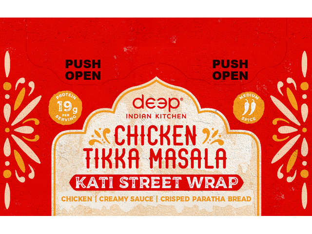 Chicken Tikka Masala Kati Wrap