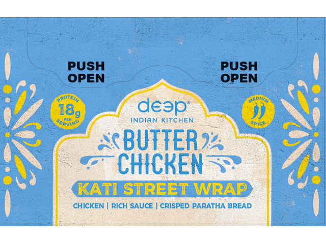 Butter Chicken Kati Street Wrap