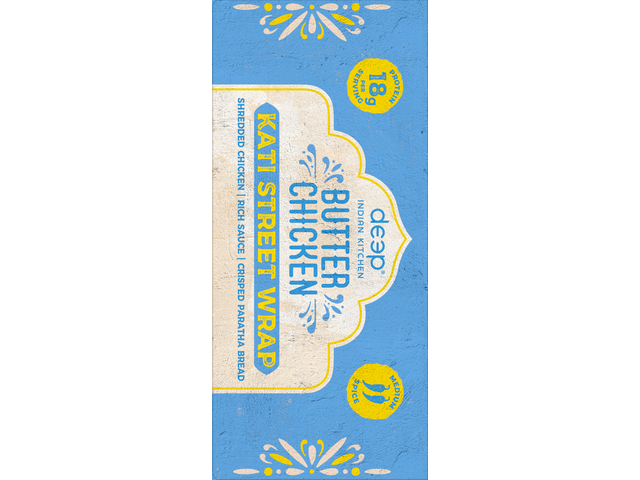 Butter Chicken Kati Street Wrap