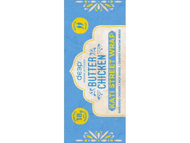 Butter Chicken Kati Street Wrap