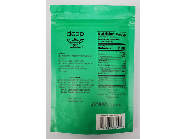 Instant Gujarati Kadhi 3.5 Oz