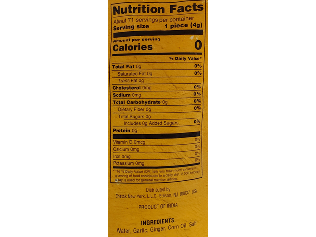 Quick Cubes Ginger Garlic 10Oz